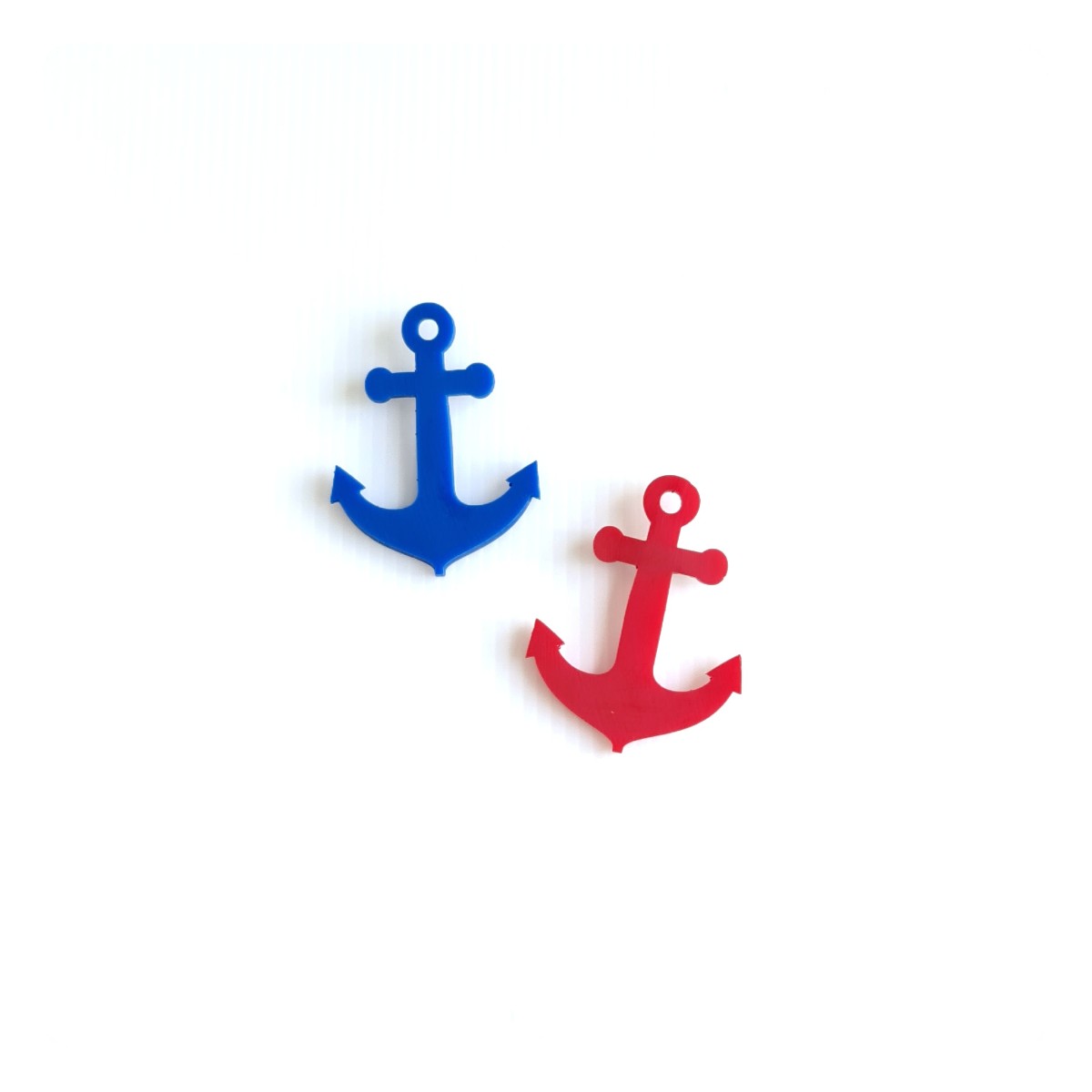 Anchor Red Brooch