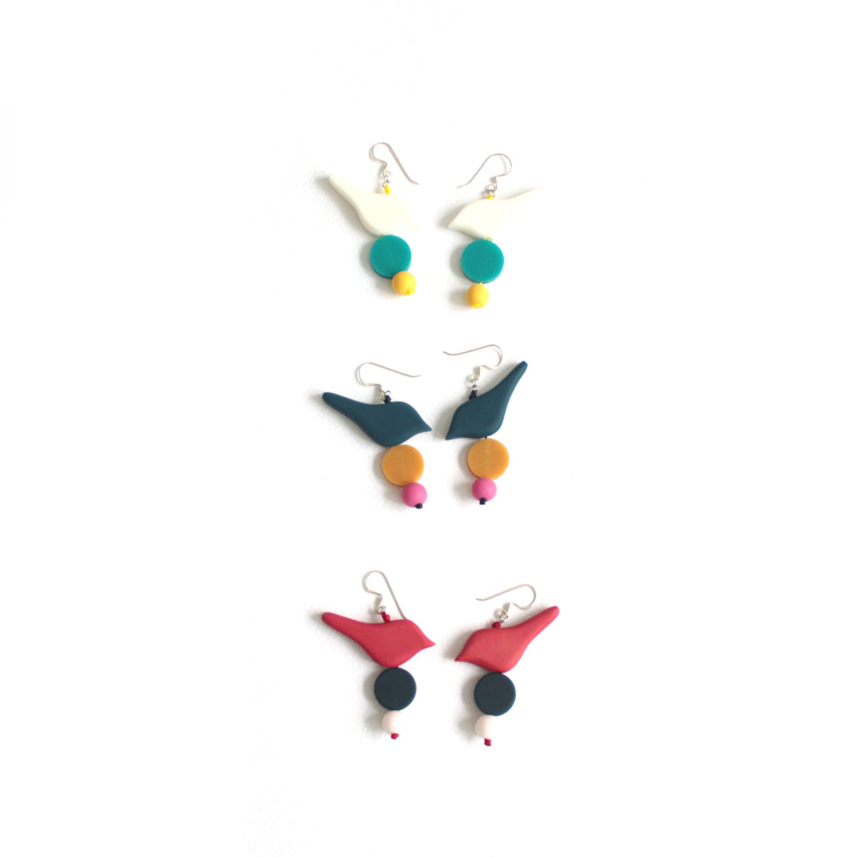 Little Birdie Earrings Fuschia